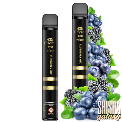 Caesar Caesar - Blueberry Mix - Einweg E-Shisha - 700 Züge / Nikotin 20 mg