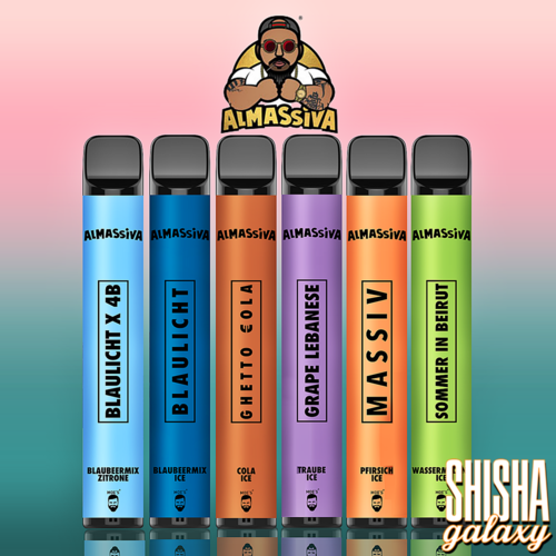 Al Massiva Al Massiva Vape - Grape Lebanese - Einweg E-Shisha - 600 Züge / Nikotin 17 mg