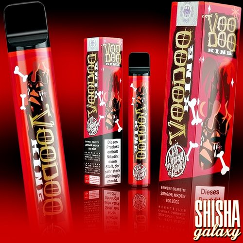 187 Strassenbande 187 Strassenbande - Voodoo King - 10er Packung / Display (Sparset) - Einweg E-Shisha - 600 Züge / Nikotin 20 mg