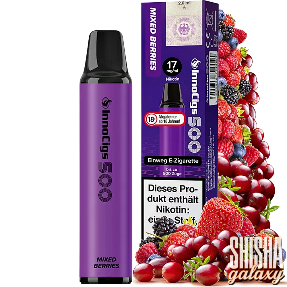 InnoCigs 500 - Mixed Berries - Einweg E-Zigarette 