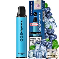 Blueberry Ice - 500 Züge / Nikotin 17 mg