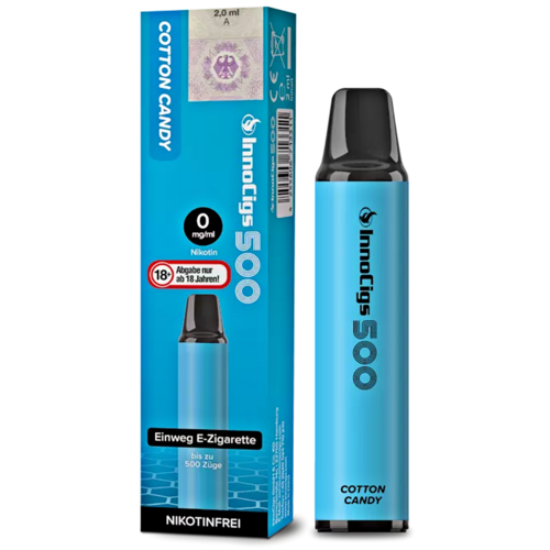 InnoCigs InnoCigs 500 - Cotton Candy - Einweg E-Shisha - 500 Züge / Nikotinfrei