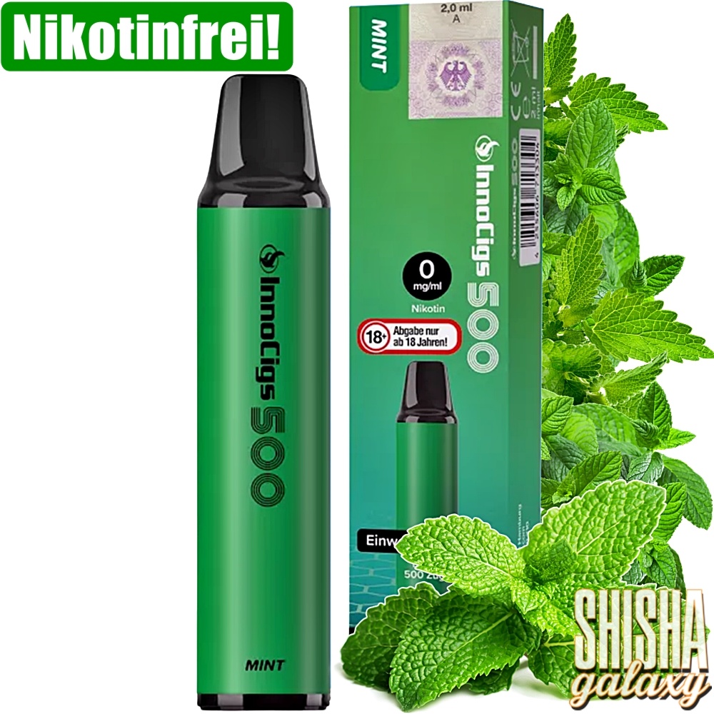 InnoCigs 500 - Probierset / Bundle ohne Nikotin - E-Zigarette 