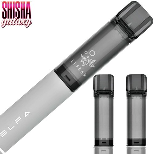 Elf Bar Elf Bar - ELFA - Prefilled Pod Kit - Akku 500 mAh - Aurora Blue (Wiederaufladbare Mehrweg E-Zigarette)