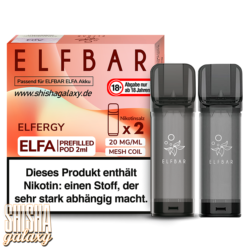 Elf Bar ELFA Elfergy Liquid Pod 2 ml Nikotin 20 mg 2er Pack