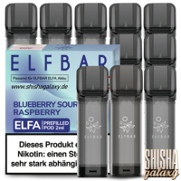 ELFA - Blueberry Sour Raspberry - Liquid Pod - Nikotin 20 mg - 10er Pack