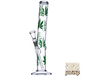 Leaf & Multicolor Glasbong - Tropical Classic - 33 cm - 14/5er Schliff Leaf & Multicolor Glasbong - Tropical Classic - 33 cm - 14/5er Schliff
