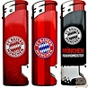 Curly Curly - FC Bayern München Rekordmeister - Elektrische Feuerzeuge + Flaschenöffner - 3er Pack / Bundle