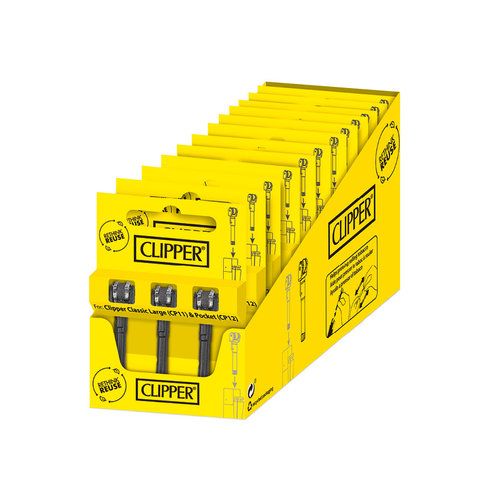 Clipper Clipper - 3 Flints - für Clipper Feuerzeuge - Classic Large (CP11) & Pocket (CP12) - 3er Pack