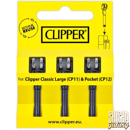 Clipper 3 Flints - für Clipper Feuerzeuge - 3er Pack