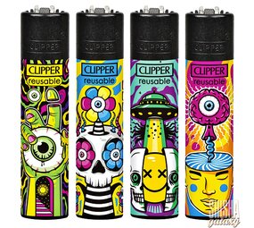 Clipper Trippy 2 - Feuerzeuge - 4er Set (Classic Large) Clipper Trippy 2 - Feuerzeuge - 4er Set (Classic Large)