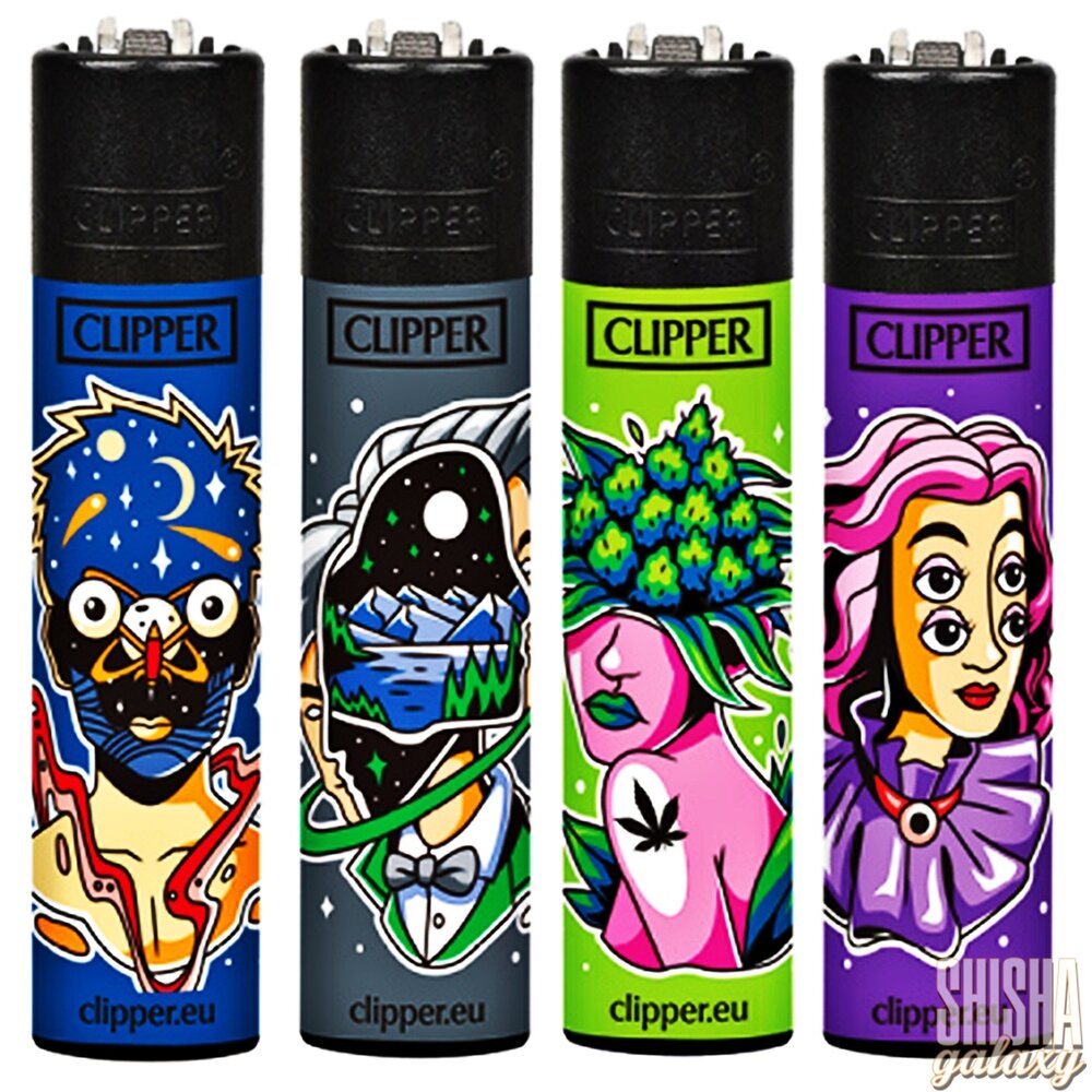 Clipper Clipper - Surreal 2 - Feuerzeuge - 4er Set (Classic Large) Clipper Clipper - Surreal 2 - Feuerzeuge - 4er Set (Classic Large)