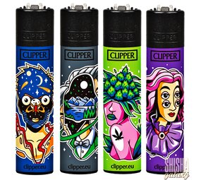 Clipper Surreal 2 - Feuerzeuge - 4er Set (Classic Large) Clipper Surreal 2 - Feuerzeuge - 4er Set (Classic Large)