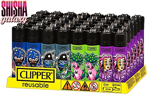 Clipper Clipper - Surreal 2 - Feuerzeuge - 4er Set (Classic Large) Clipper Clipper - Surreal 2 - Feuerzeuge - 4er Set (Classic Large)