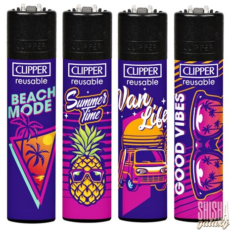 Clipper Clipper - Summer - Feuerzeuge - 4er Set (Classic Large) Clipper Clipper - Summer - Feuerzeuge - 4er Set (Classic Large)