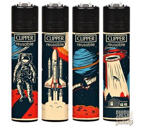 Clipper Space - Feuerzeuge - 4er Set (Classic Large) Clipper Space - Feuerzeuge - 4er Set (Classic Large)
