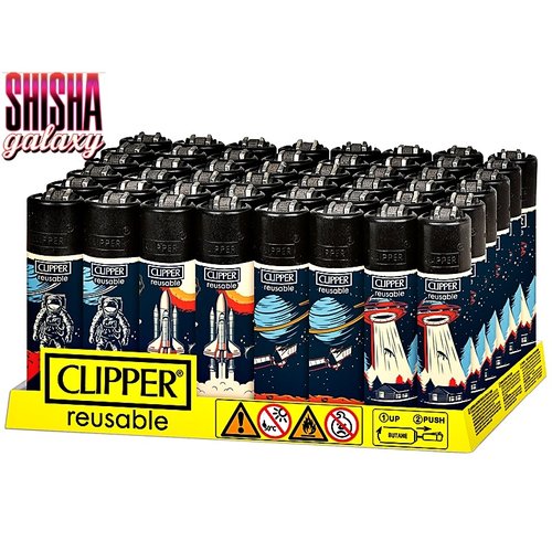 Clipper Clipper - Space - Feuerzeuge - 4er Set (Classic Large)