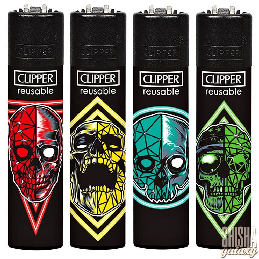 Clipper Clipper - Skulls 20 - Feuerzeuge - 4er Set (Classic Large) Clipper Clipper - Skulls 20 - Feuerzeuge - 4er Set (Classic Large)