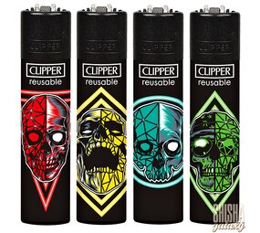 Clipper Skulls 20 - Feuerzeuge - 4er Set (Classic Large) Clipper Skulls 20 - Feuerzeuge - 4er Set (Classic Large)