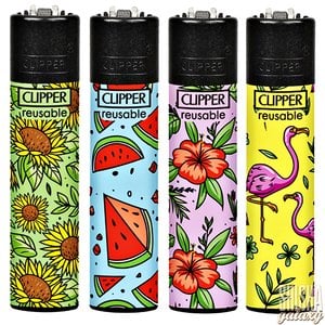 Clipper Paradise Pattern - Feuerzeuge - 4er Set (Classic Large)