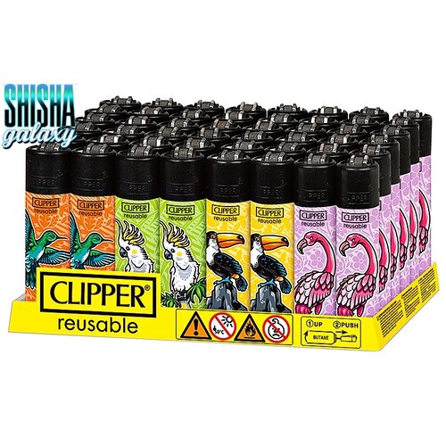 Clipper Clipper - Paradiesvögel - Feuerzeuge - 4er Set (Classic Large)