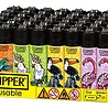 Clipper Clipper - Paradiesvögel - Feuerzeuge - 4er Set (Classic Large)
