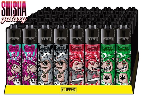 Clipper Clipper - Igel - Feuerzeuge - 4er Set (Classic Large) Clipper Clipper - Igel - Feuerzeuge - 4er Set (Classic Large)