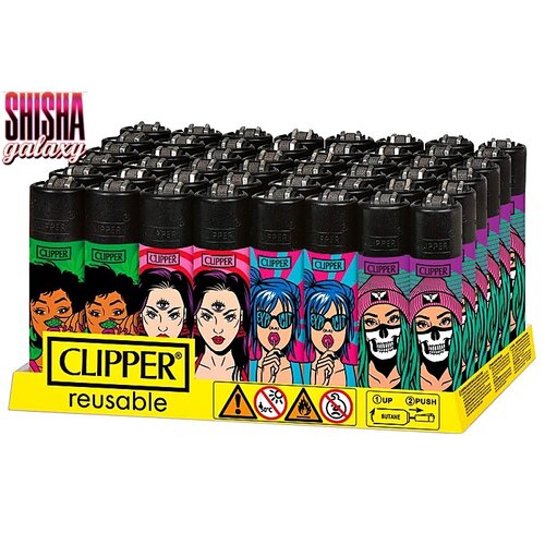 Clipper Clipper - Girlz - Feuerzeuge - 4er Set (Classic Large)