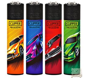 Clipper Cars - Feuerzeuge - 4er Set (Classic Large) Clipper Cars - Feuerzeuge - 4er Set (Classic Large)