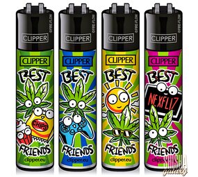 Clipper Best Friends 3 - Feuerzeuge - 4er Set (Classic Large)