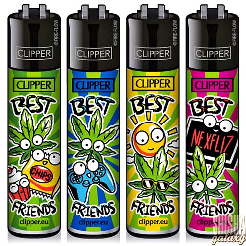 Clipper Clipper - Best Friends 3 - Feuerzeuge - 4er Set (Classic Large)