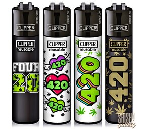 Clipper 420 Collection - Feuerzeuge - 4er Set (Classic Large)