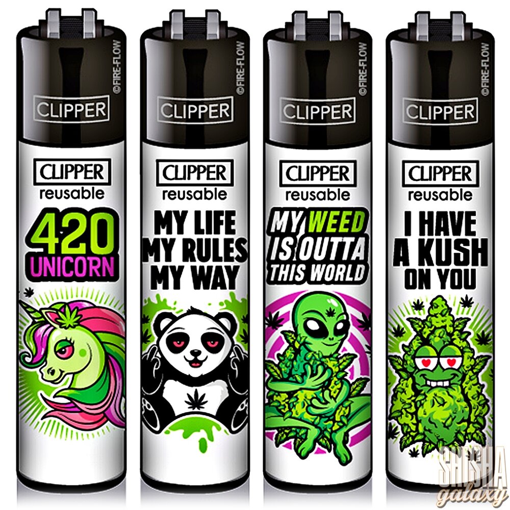 Clipper Clipper - 420 Mix 4 - Feuerzeuge - 4er Set (Classic Large)