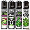 Clipper Clipper - 420 Mix 4 - Feuerzeuge - 4er Set (Classic Large)