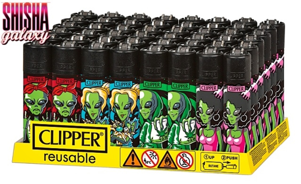 Clipper Clipper - Alien 2 - Feuerzeuge - 4er Set (Classic Large)