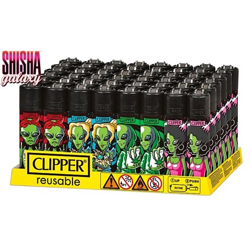 Clipper Clipper - Alien 2 - Feuerzeuge - 4er Set (Classic Large)