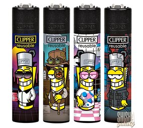 Clipper Man 2 - Feuerzeuge - 4er Set (Classic Large) Clipper Man 2 - Feuerzeuge - 4er Set (Classic Large)
