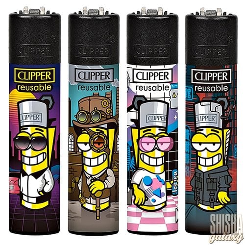 Clipper Clipper - Man 2 - Feuerzeuge - 4er Set (Classic Large)