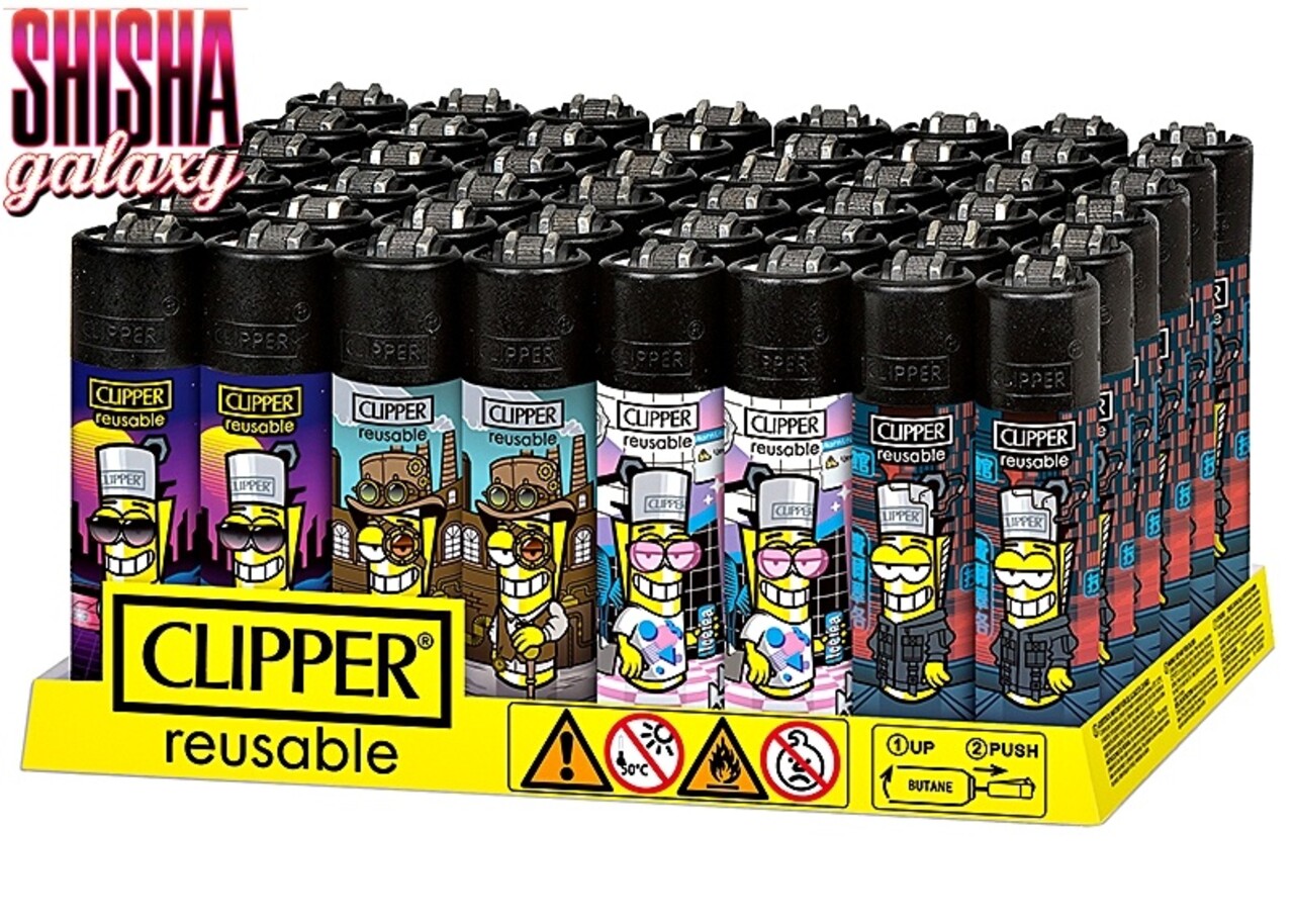 Clipper Clipper - Man 2 - Feuerzeuge - 4er Set (Classic Large) Clipper Clipper - Man 2 - Feuerzeuge - 4er Set (Classic Large)