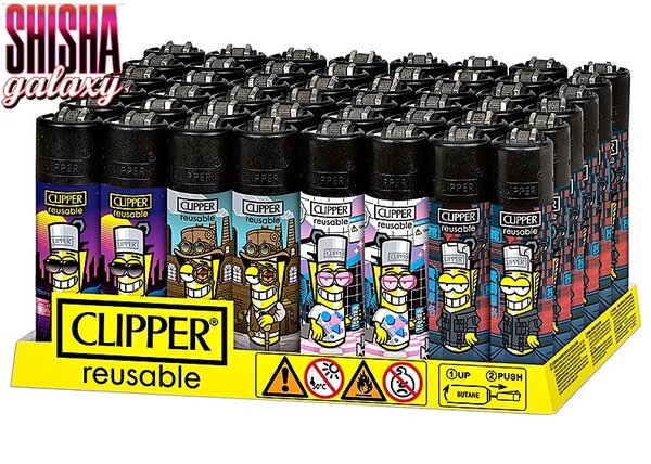 Clipper Clipper - Man 2 - Feuerzeuge - 4er Set (Classic Large) Clipper Clipper - Man 2 - Feuerzeuge - 4er Set (Classic Large)