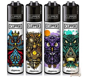 Clipper Owls 2 - Feuerzeuge - 4er Set (Classic Large) Clipper Owls 2 - Feuerzeuge - 4er Set (Classic Large)