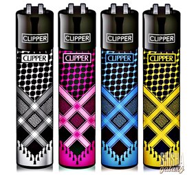 Clipper Pali Pattern - Feuerzeuge - 4er Set (Classic Large)