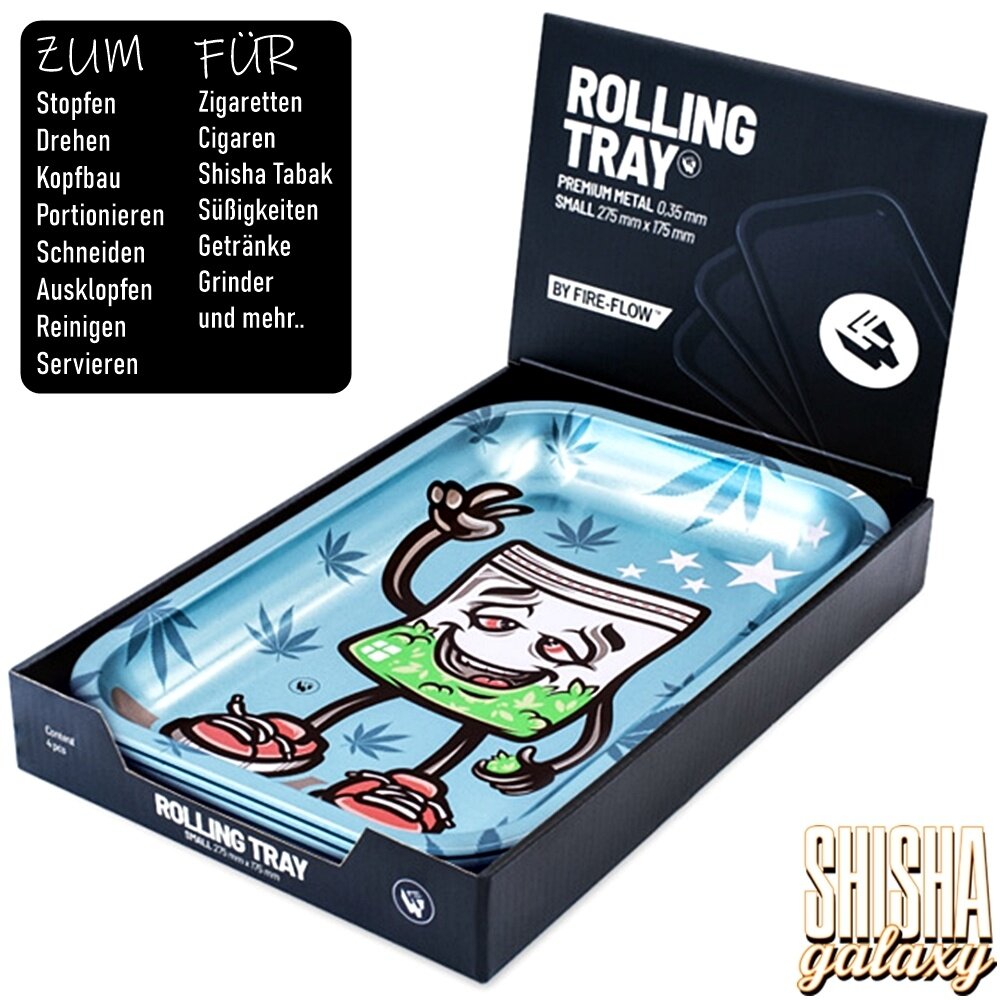 Fire Flow Fire Flow - 420 Characters 2 - Unterlage - Rolling Tray - Premium Metall (Small) Fire Flow Fire Flow - 420 Characters 2 - Unterlage - Rolling Tray - Premium Metall (Small)