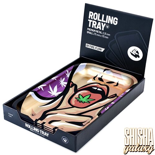 Fire Flow Fire Flow - 420 Girl 1 - Unterlage - Rolling Tray - Premium Metall (Small)