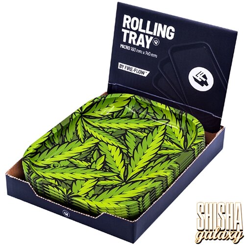 Fire Flow Fire Flow - Leaves 33 - Unterlage - Rolling Tray - Premium Metall (Micro)