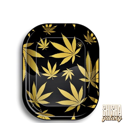 Fire Flow Fire Flow - Leaves Gold 18 - Unterlage - Rolling Tray - Premium Metall (Micro)