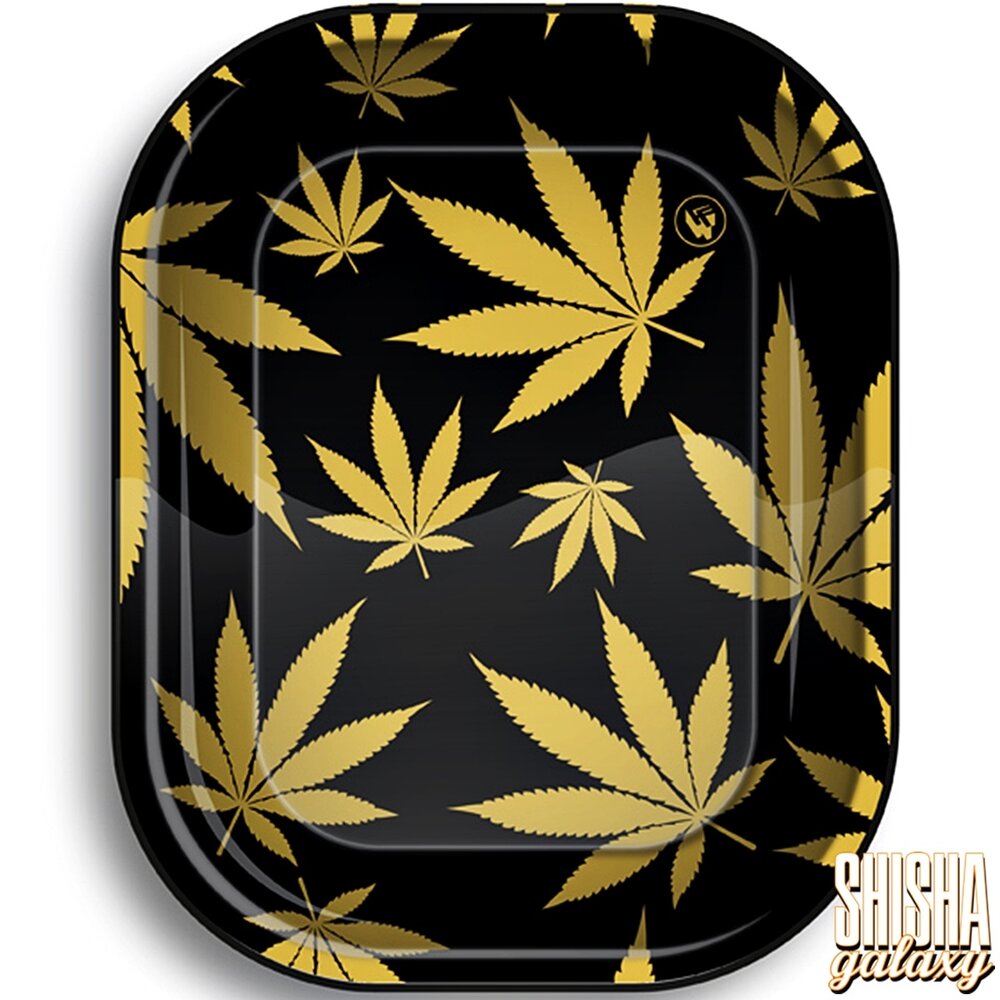 Fire Flow Fire Flow - Leaves Gold 18 - Unterlage - Rolling Tray - Premium Metall (Micro) Fire Flow Fire Flow - Leaves Gold 18 - Unterlage - Rolling Tray - Premium Metall (Micro)