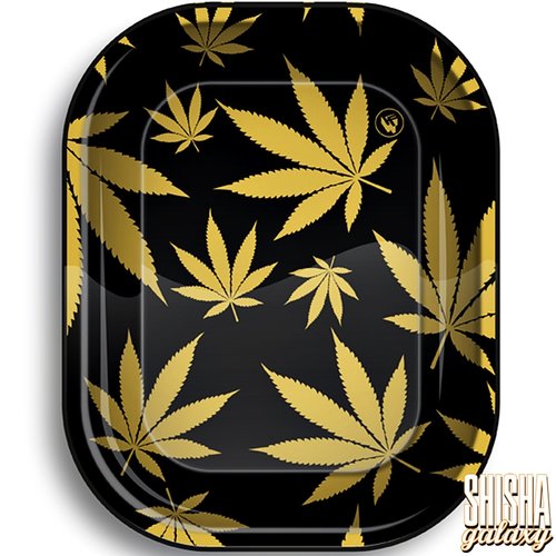 Fire Flow Fire Flow - Leaves Gold 18 - Unterlage - Rolling Tray - Premium Metall (Micro)