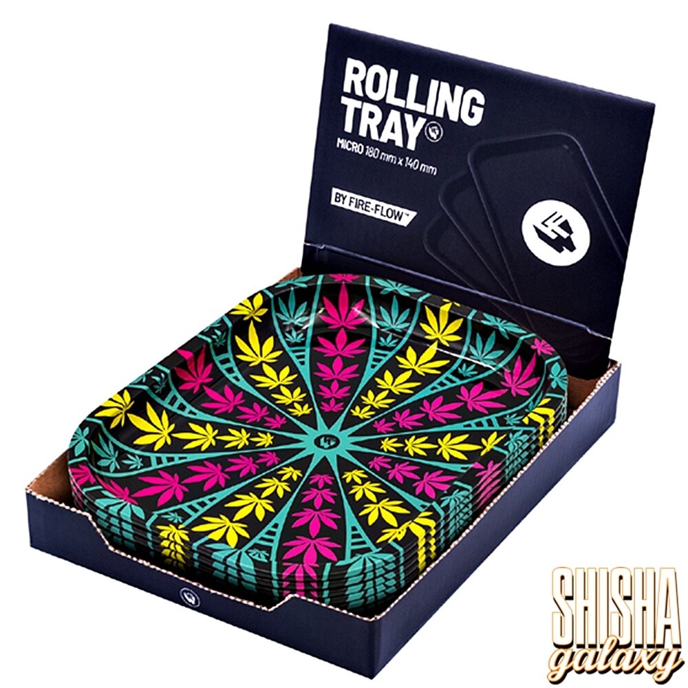 Fire Flow Fire Flow - Leaves 1/4 - Unterlage - Rolling Tray - Premium Metall (Micro) Fire Flow Fire Flow - Leaves 1/4 - Unterlage - Rolling Tray - Premium Metall (Micro)