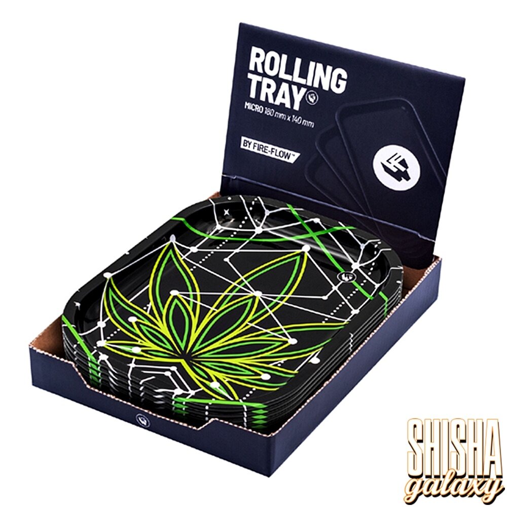 Fire Flow Fire Flow - Space W-e-e-d - 1/4 - Unterlage - Rolling Tray - Premium Metall (Micro) Fire Flow Fire Flow - Space W-e-e-d - 1/4 - Unterlage - Rolling Tray - Premium Metall (Micro)